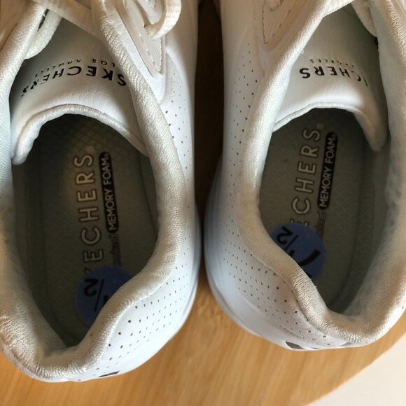 Skechers Womens Air Around You White Walking Shoes Size 7.5 Comfort Shoes - Picture 12 of 12